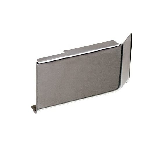 Заглушка для навеса Hafele правая, никелированная 290.27.986 1