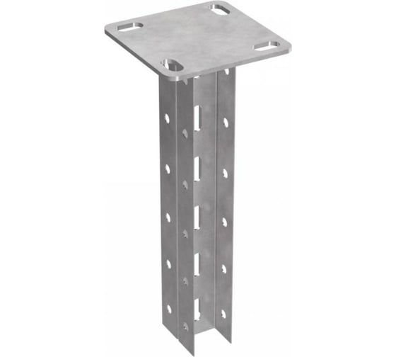 Двойная потолочная стойка Промрукав для средних нагрузок 35x30x1800 пятка 120x120 PR08.3632 1