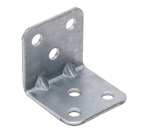 Мебельный крепёжный уголок КРЕП-КОМП KUM-30x30x30x1.5 мм, 500 шт. кум303030пр