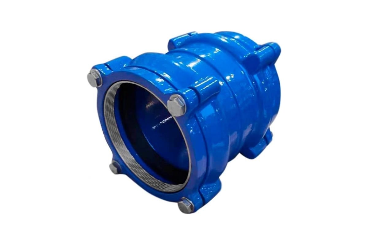 Соединительная муфта IDRA ДРК UR-52 Ду 65/75 для ПВХ ПНД и ПЭ труб РА ...