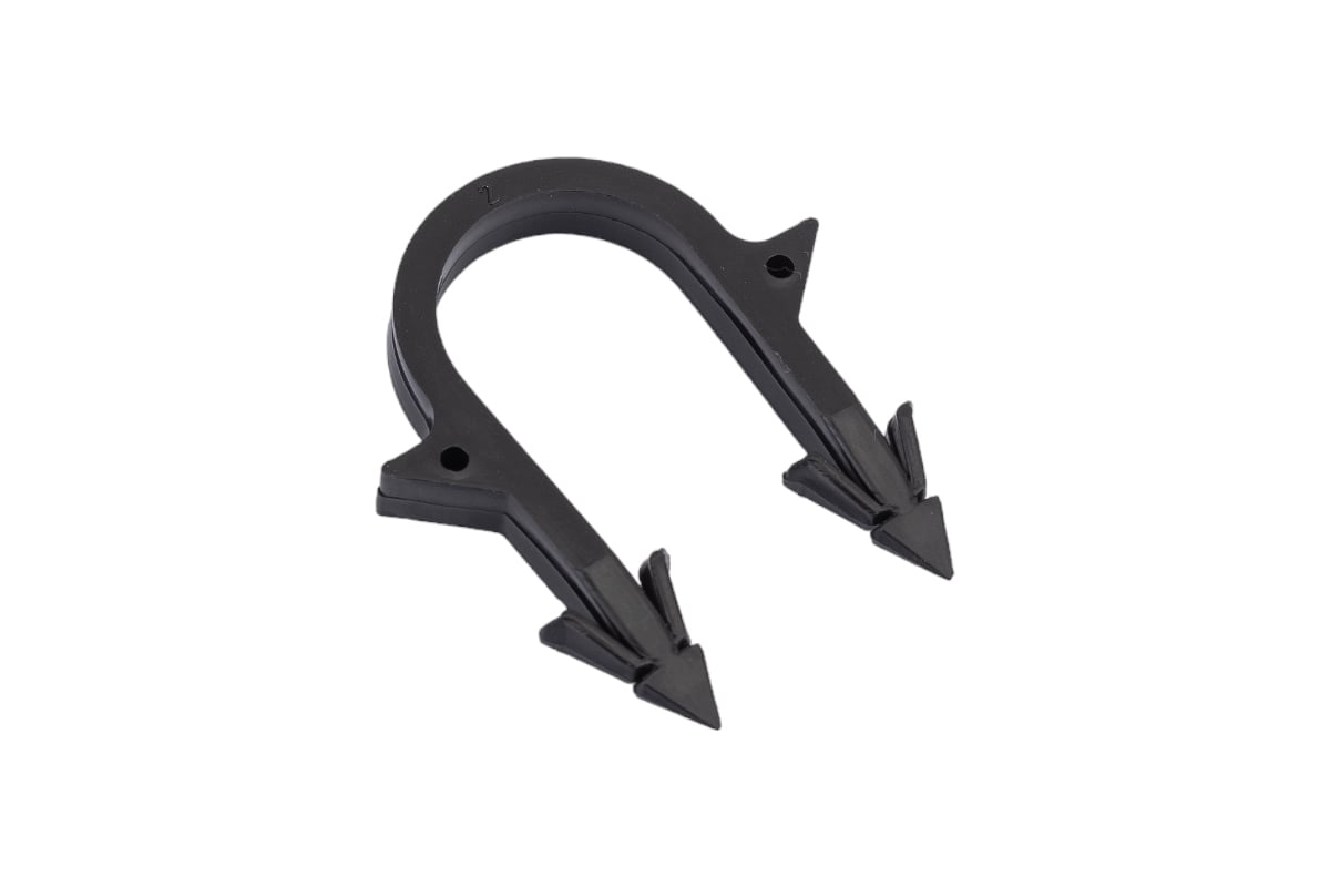 Якорная скоба для теплого пола СВК тип 2, черная, 16 мм, пакет 100 шт ...