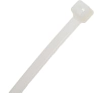 Хомут-стяжка РОССНА 4,8x400 белый, пластиковый, 100 шт. Р860818