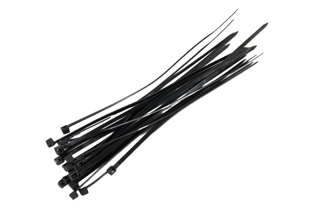 Хомут-стяжка РОССНА 3,0x150 черный, пластиковый, 100 шт. Р860807 ...