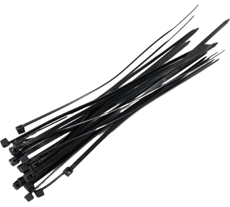 Хомут-стяжка РОССНА 3,0x150 черный, пластиковый, 100 шт. Р860807