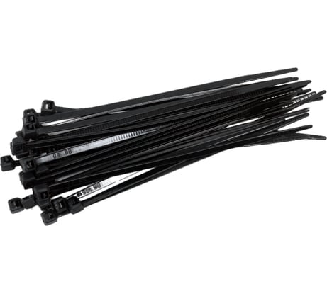 Хомут-стяжка РОССНА 2,5x100 черный, пластиковый, 100 шт. Р860801