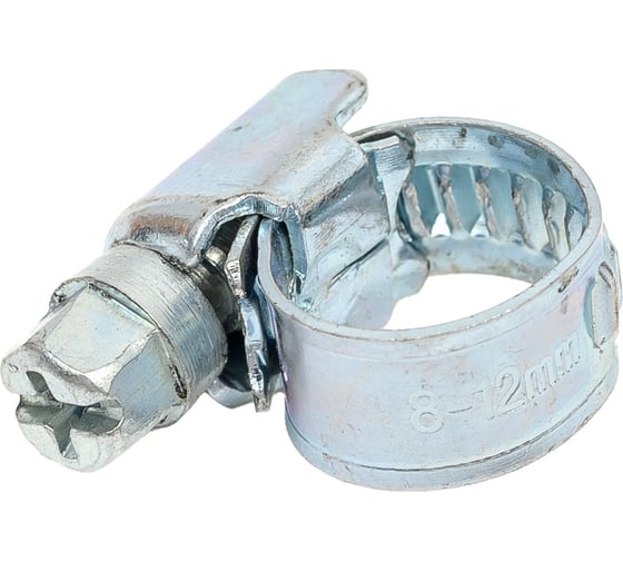 Червячный хомут крепежная техника 8-12 мм, 1/2", винт, 2 шт. 100100