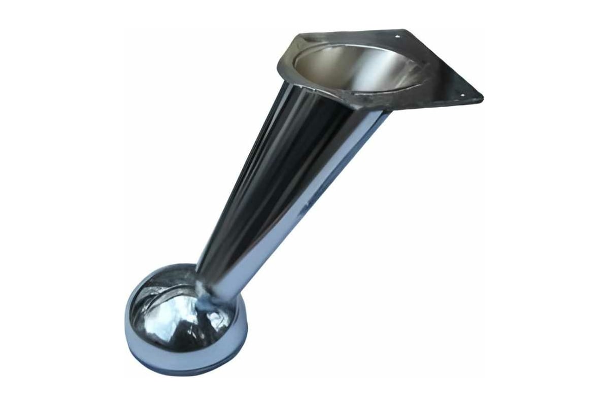 Мебельная ножка MFK-TORG нерегулируемая, изогнутая, толстостенная ...