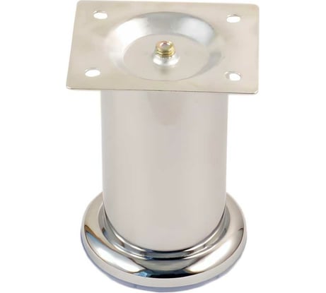 Мебельная ножка MFK-TORG цилиндр, низ хром, диаметр 50 мм, высота 80 мм, хром 04 01 021 НЦ 5080 Х