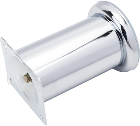 Мебельная ножка MFK-TORG цилиндр, низ хром, диаметр 50 мм, высота 100 мм, хром 04 01 021 НЦ 5010 Х