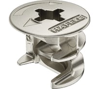 Корпусная стяжка Hafele Minifix15/23 с буртиком, никелированная 262.25.536