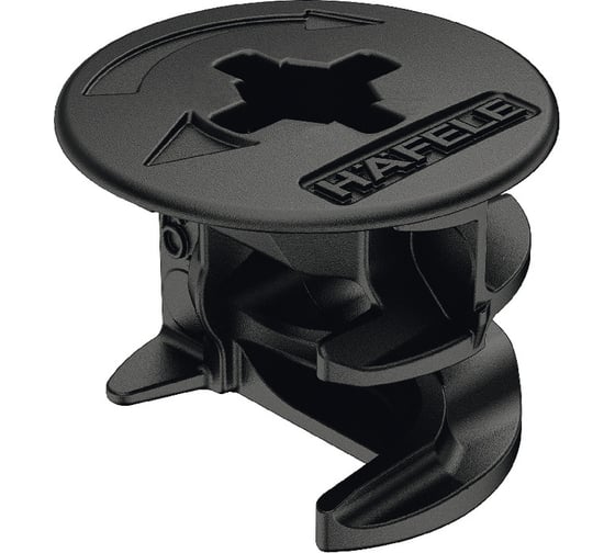 Корпусная стяжка Hafele Minifix 15R/16 черная 262.25.353