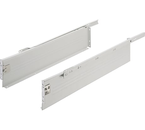 Система направляющих для выдвижных ящиков Hafele Matrix Box SingleS30 белая, 118х600 мм 555.95.960