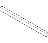 Квадратный поперечный рейлинг Hafele Matrix box S серый, 1100 мм 552.72.617