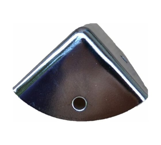 Чемоданный уголок MFK-TORG 43х43х0.8 мм, (ф3.0) хром CS-01 УЧ43-Хр 1