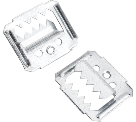 Усиленный крепеж для вагонки ЗУБР Кляймер-У2 с саморезами, 6 мм, 50 шт. 30755-06