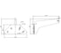 Опора для мебели JET 500 H-160 мм, сталь, нержавейка FDH500S.160SS99 2