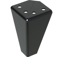 Регулируемая опора для мебели JET 034 H-95 мм, сталь, чёрный матовый F034S.095BM99