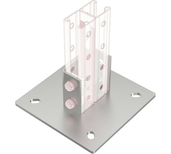 Напольная увеличенная опора Fachmann 200x200 х.ц. 11.078