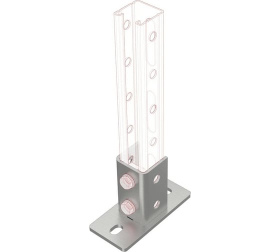 Напольная узкая опора Fachmann 65x140 х.ц 11.076