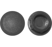 Заглушка под отверстие КРЕП-КОМП 14 мм, темн. серая, 1000 шт. зпр14 тем.сер