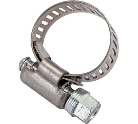 Червячный хомут CNIC 14-22/12,7 мм, W2 нержавеющая сталь, с оцинкованным винтом SAE J1670 05B1422 52553