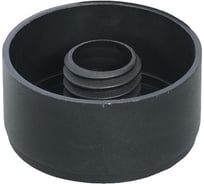 Мебельная опора Hafele черная, 55x23 мм 635.90.310