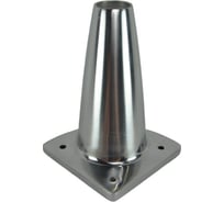 Мебельная ножка Hafele алюминий, высота 132 мм 634.63.203