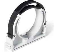 Клипса для крепления трубы с фиксатором КРЕП-КОМП 63 мм, 60 шт. кктф63