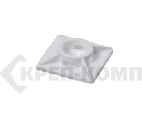 Площадка под шуруп КРЕП-КОМП белая, 19х19 мм, 1000 шт. пшб19