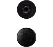 Заглушка под конфирмат КРЕП-КОМП черная, 1000 шт. зпк черный