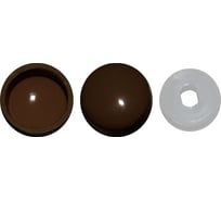 Универсальная заглушка КРЕП-КОМП темно-коричневый, 500 шт. зу темн.коричн