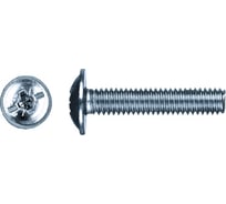 Мебельный винт STARFIX М6x40 мм, цинк, класс прочности 5.8, DIN 967, 50 шт. SMP2-68901-50