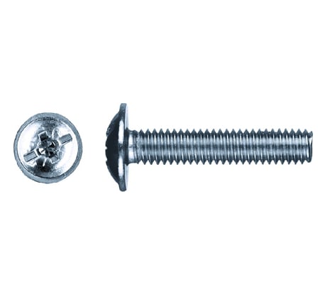 Мебельный винт STARFIX М4x20 мм, цинк, класс прочности 5.8, DIN 967, 100 шт. SMP1-66881-100