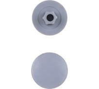 Заглушка под конфирмат КРЕП-КОМП светло-серая, 1000 шт. зпк св.серый