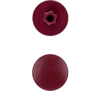 Заглушка под конфирмат КРЕП-КОМП бордо, 1000 шт. зпк бордо