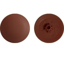 Заглушка под саморез КРЕП-КОМП №2, красное дерево, PH2/PZ2, 1000 шт. зпс2 крас.дерев