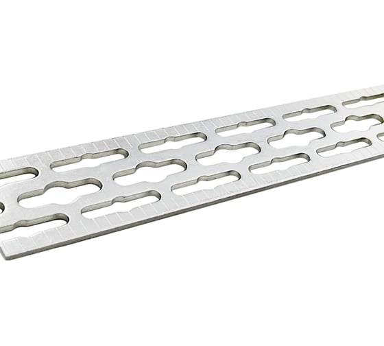 Монтажная сантехническая шина Хоммет оцинкованная, 2000x50x3 мм MSS02 в ...