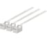 Ремешковый крепеж TDM ELECTRIC 7,6x165 белый, 100 шт. SQ0516-0301 2