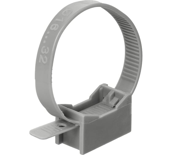 Ремешковый крепеж TDM ELECTRIC 7,6x165 серый, 100 шт. SQ0516-0302