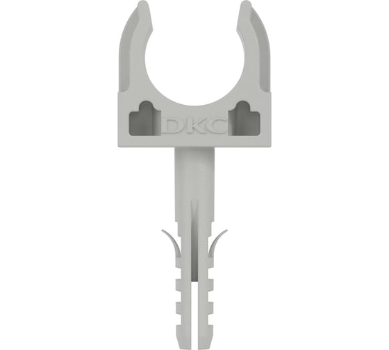 Держатель для труб DKC клипса d16мм+дюбель 100шт 51316DIY