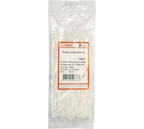 Нейлоновый хомут DKC 2.6х160 белый 100шт 25206SR