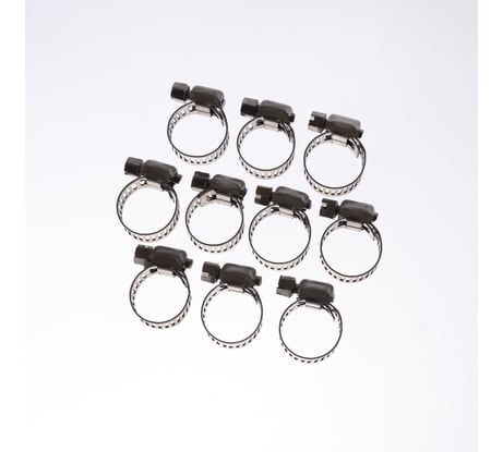 Червячный хомут HG 10-16 мм, нержавеющая сталь, 10 шт. 4962084