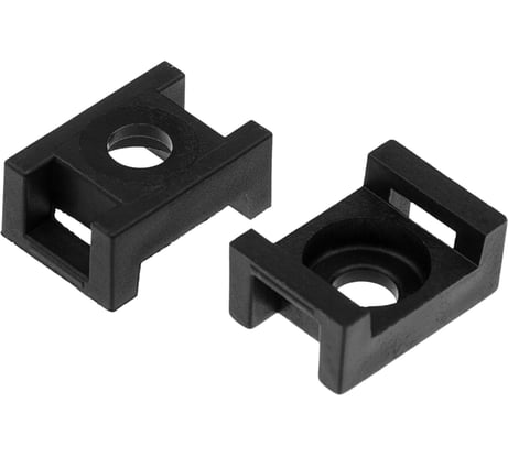 Площадка под хомуты DM PLAST 23x16 мм, черный, полиамид, 100 шт. P1dm