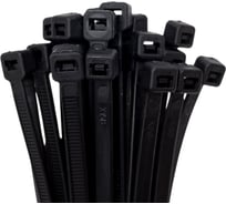 Кабельная стяжка BM Group цвет черный, устойчивая к воздействию УФ-лучей, 250x4,8 мм, 100 шт. BM-N2548