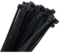 Кабельная стяжка BM Group цвет черный, устойчивая к воздействию УФ-лучей, 200x3,6 мм, 100 шт. BM-N2036