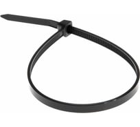 Кабельная стяжка BM Group цвет черный, устойчивая к воздействию УФ-лучей, 370x4,8 мм, 100 шт. BM-N3748