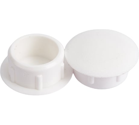 Декоративная заглушка Невский Крепеж 12 мм, белая, 30 шт. 801702