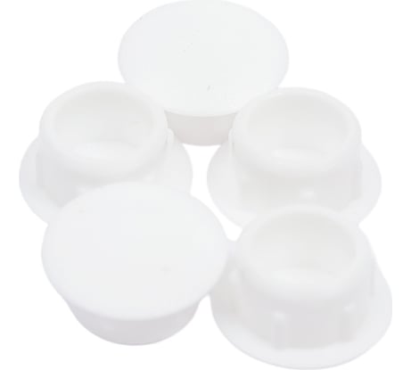 Декоративная заглушка Невский Крепеж 10 мм, белая, 35 шт. 801726