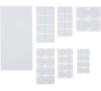 Накладки-протекторы для мебели Рыжий кот самоклеящиеся, белый, набор 45 шт. 105201