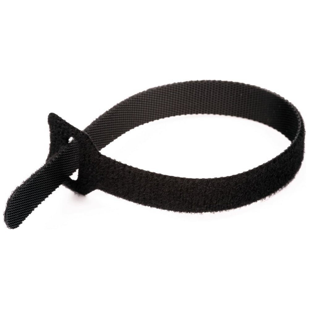 Нейлоновый многоразовый хомут-липучка Forceberg 320x14 мм, черный, в ...